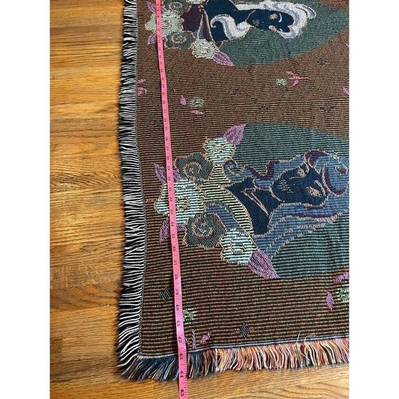 Chatham Disney Princess Woven Throw Belle Snow White Sleeping Beauty Cinderella - Picture 9 of 10